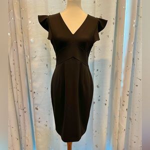 DKNY Ruffle Sleeve Dress